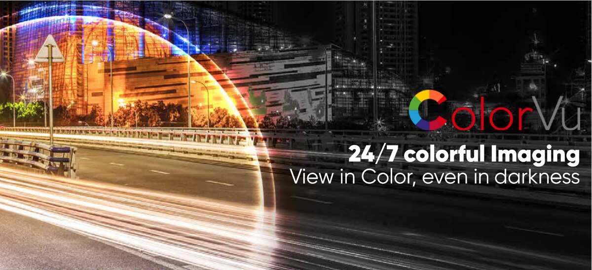 دوربین تحت شبکه Hikvision با فناوری ColorVu